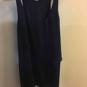 Satin Navy Blue dress